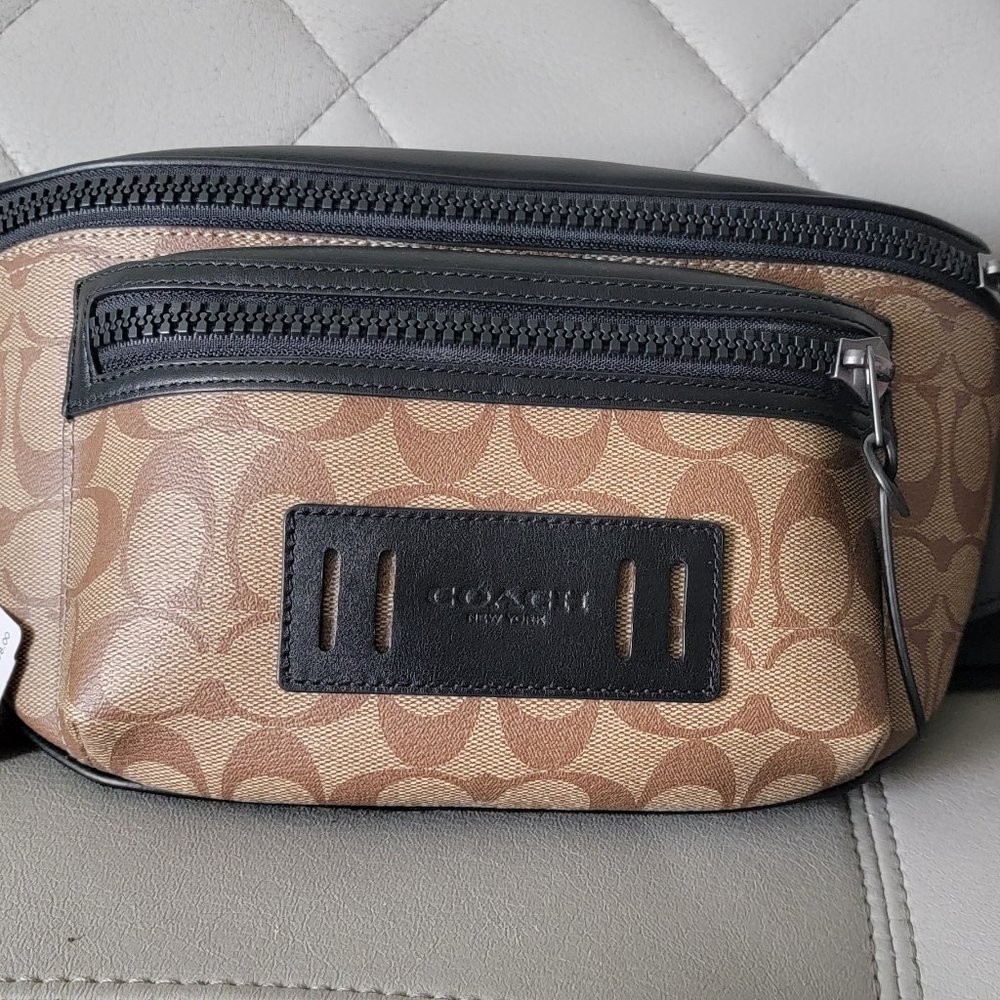 COACH TERRAIN BELT BAG IN SIGNATURE  CANVAS